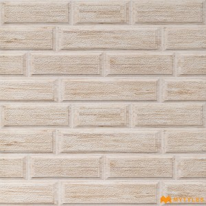 undefined-Ceramic Cream Elevation Wall Tile Code22851 (300x600mm, Matt)