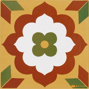 Yellow Athangudi Tile Code36292