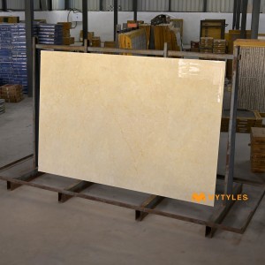 undefined-Vitrified Cream Floor and Wall Tile Code32342 (1200x1800mm, Glossy)