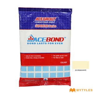 undefined-Acebond Cementitious Grout ( 1kg, Cream White)