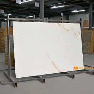 undefined-Vitrified Cream Slab Floor and Wall Tile Code29619 (1200x1800mm, Matt)