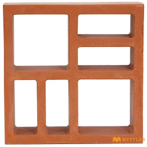 undefined-Terracotta TV Jali Code38256 (220x220mm, Matt)