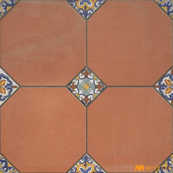 Digital Parking Tile-Vitrified Brown Digital Parking Floor and Wall Tile Code31616 (400x400mm, Matt)