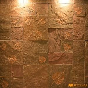 undefined-Natural Stone Cladding Code25871 (Random Size in Box, Rustic)-Delphi Copper