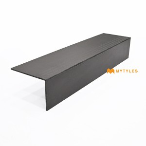 undefined-Full Body Vitrified Black Step Tile Code31962 (300x1200mm, Matt)