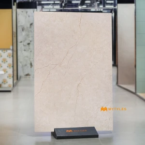 undefined-Vitrified Beige Slab Floor and Wall Tile Code37197 (1200x1800mm, Satin)