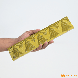 undefined-Ceramic Border Tile Code11865 (63x300mm, Metallic)-BELL