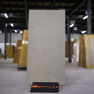 undefined-Vitrified Gray Floor and Wall Tile Code36239 (600x1200mm, Matt)