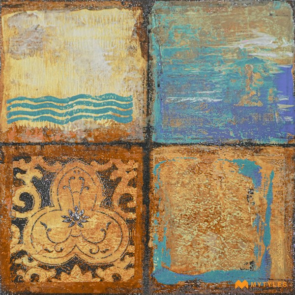 Moroccan Tiles-Ceramic Moroccan Tile Code22250 (300x300mm, Matt)