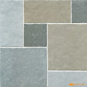 undefined-Vitrified Gray Digital Parking Floor and Wall Tile Code33321 (600x600mm, Matt)