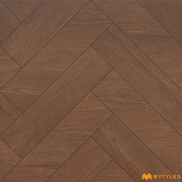 Digital Parking Tile-Vitrified Brown Digital Parking Floor and Wall Tile Code31618 (400x400mm, Matt)