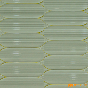 undefined-Ceramic Grey Geometric Wall Tile Code25326 (300x600mm, Glossy)