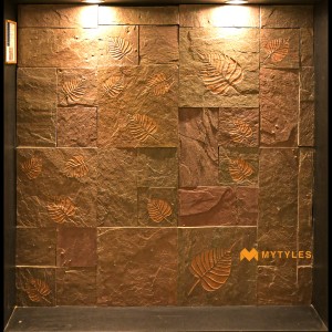 undefined-Natural Stone Cladding Code25871 (Random Size in Box, Rustic)-Delphi Copper