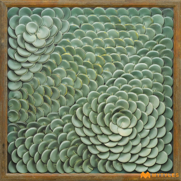 Moroccan Tiles-Green Moroccan Wall Tile Code26706 (300x300mm, Matt )