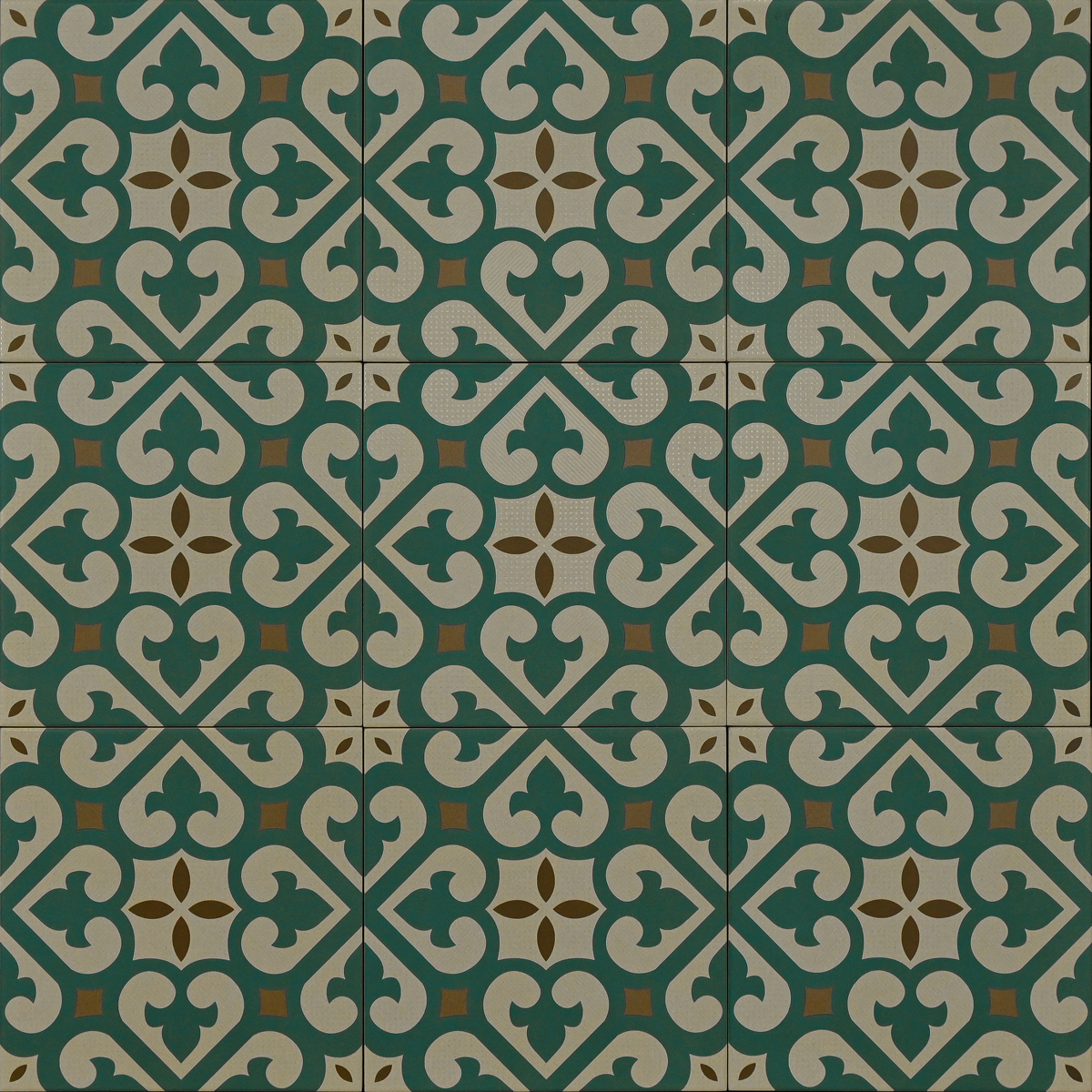 Buy 8 x 8 inch ceramic Moroccan code19694 | cadmium