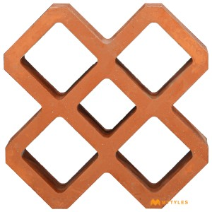undefined-Terracotta 5 DMD Jali Code33313 (200x200mm, Matt)