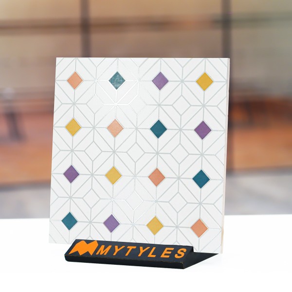 Buy 12x12 in White Moroccan Tile code26562 Online |