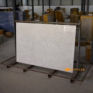 undefined-Vitrified Gray Floor and Wall Tile Code32344 (1200x1800mm, Glossy)