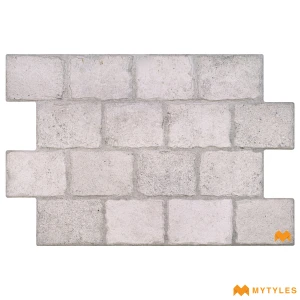 undefined-Imported White Elevation Wall Tile Code17109 (442x664mm, Matt)