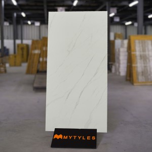 undefined-Vitrified White Floor and Wall Tile Code33053 (600x1200mm, Matt)