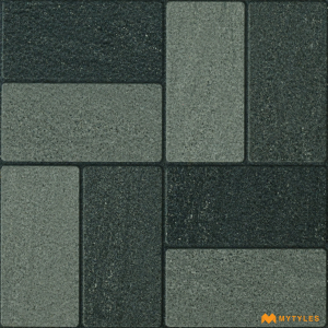 undefined-Vitrified Digital Parking Tile Code24753 (400x400mm, Matt)