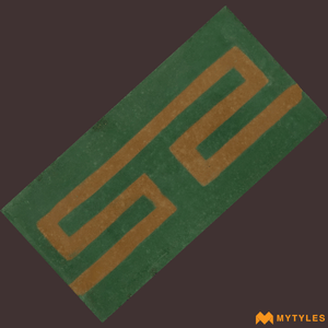 undefined-Athangudi Tile Code20976 (127x254mm, Matt)