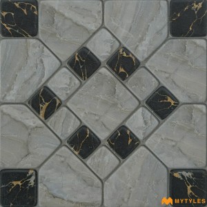 undefined-Vitrified Grey Digital Parking Floor and Wall Tile Code28793 (300x300mm, Matt)