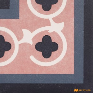 undefined-Pink Carpet Design Floor and Wall Tile Code30760 (150x150mm, Matt)