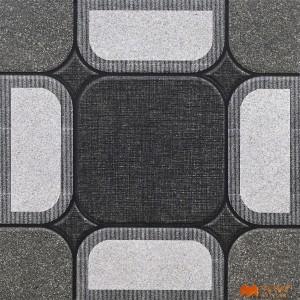 undefined-Vitrified Gray Digital Parking Floor and Wall Tile Code36609 (400x400mm, Matt)