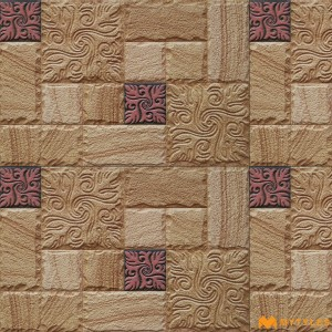 undefined-Ceramic Cream Elevation Wall Tile Code23279 (300x450mm, Matt)