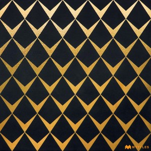 undefined-Imported Black Highlighter Floor and Wall Tile Code27399 (600x600mm, Metallic)