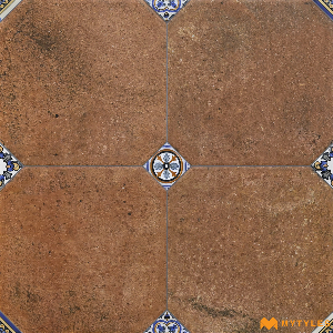 undefined-Imported Brown Moroccan Floor and Wall Tile Code27709 (580x580mm, Matt)