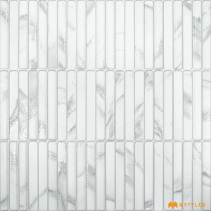 undefined-Ceramic White Kitkat Wall Tile Code34151 (300x300mm, Sugar)
