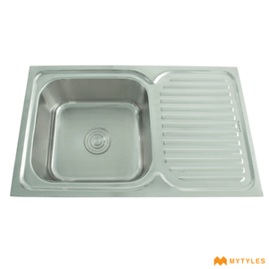 undefined-Futura Kitchen Sink - Dura Single Bowl With Drain Code14168 (32x19x8 Inch)