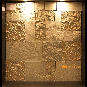 undefined-Natural Stone Cladding Code25866 (Random Size, Interior Use)-Pristine Green