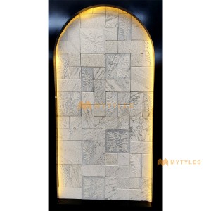 undefined-Natural Gray Stone Wall Cladding Code32349 (Random Size, Stone)
