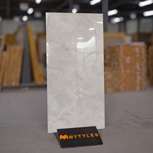 undefined-Vitrified Gray Floor and Wall Tile Code29598 (600x1200mm, Glossy)