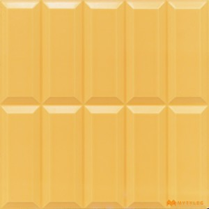 undefined-Ceramic Yellow Textured Wall Tile Code26679 (300x300mm, Matt)