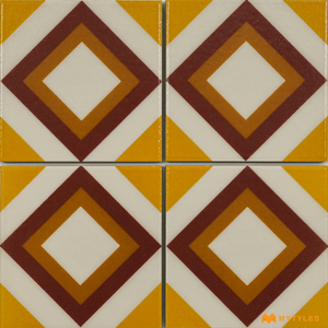 undefined-Vitrified Moroccan Tile Code21984 (100x100mm, Matt)
