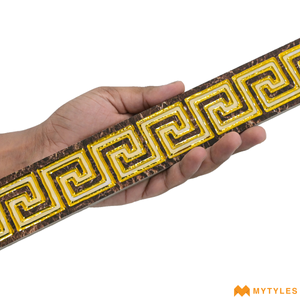 undefined-Vitrified Border Tile Code17074 (45x600mm, Metallic)