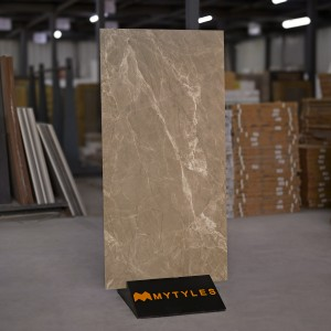 undefined-Vitrified Brown Floor and Wall Tile Code34048 (600x1200mm, Matt)