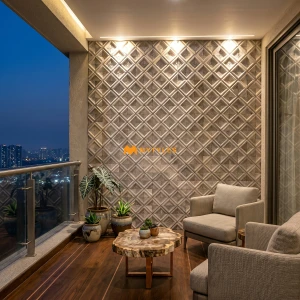 undefined-Natural Gray Marble Square Stone Cladding Code32861 (290x290mm, Stone)