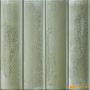 undefined-Ceramic Green Subway Wall Tile Code36081 (300x300mm, Matt)