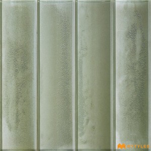 undefined-Ceramic Green Subway Wall Tile Code36081 (300x300mm, Matt)
