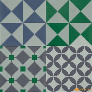 undefined-Vitrified Moroccan Tile Code1714 (197X197mm, Matt)