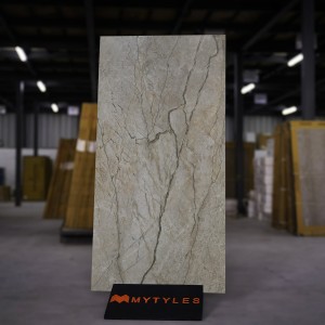 undefined-Vitrified Gray Floor and Wall Tile Code10353 (600x1200mm, Matt)