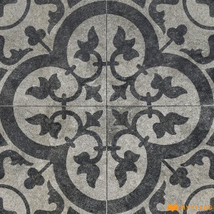 undefined-Vitrified Gray Moroccan Floor and Wall Tile Code26256 (600x600mm, Matt)