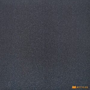 undefined-Vitrified Black Digital Parking Floor and Wall Tile Code36572 (400x400mm, Matt)