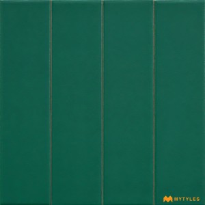 undefined-Imported Green Subway Wall Tile Code28297 (50x200mm, Matt)