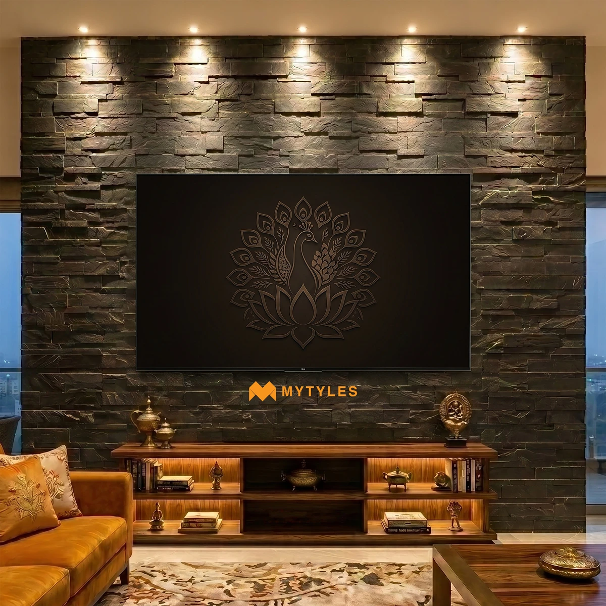 Buy Black Slate Stone Stone Cladding Online